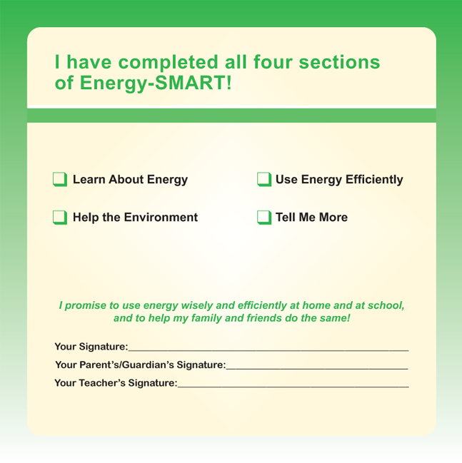 Energy-SMART! Certificate